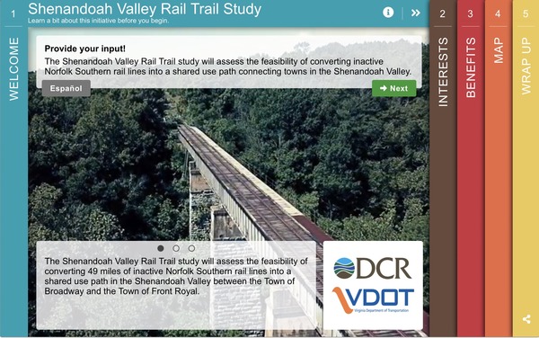 Shenandoah Rail Trail Survey image 2